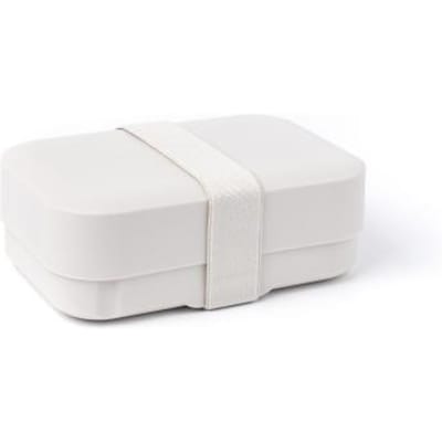 Amuse Lunchbox Medium Oat - Brooddoos met elastiek - Broodtrommel - in hoogte verstelbaar - BPA-vrij - Beige - 650ml