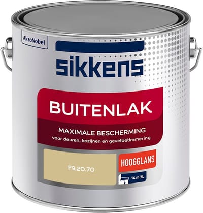 Sikkens - Buitenlak Hoogglans - F9.20.70 - Mengverf - 2,5 L