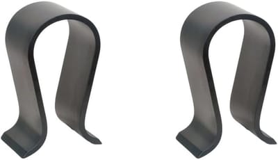 Headset Stand - Hoofdtelefoon Houder - Bureau Organisatie - Set van Twee - 25x16x10 cm - Zwart