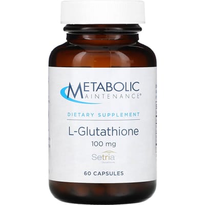 Metabolic Maintenance, l-glutathion, 100mg, 60 capsules