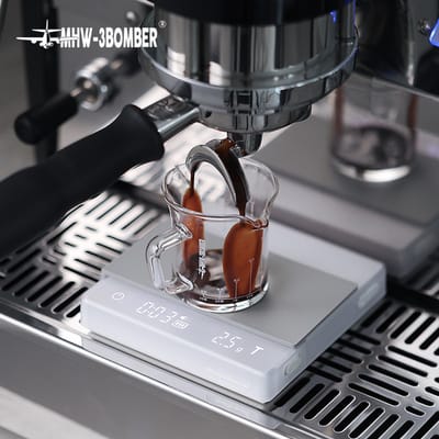 MHW-3BOMBER Cube Mini 2.0 koffieweegschaal - timer - oplaadbaar - vloeistofdetectie - 0.1g nauwkeurig