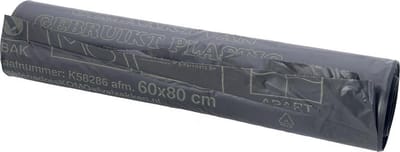 Vuilniszak 60 liter 16 rol a 20 stuks 60 x 80 cm - Type Komo