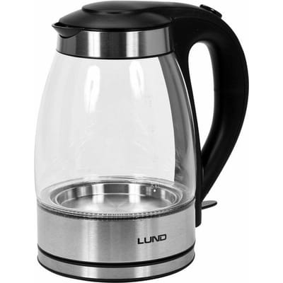 Lund Serie - Elektrische Waterkoker - LED Verlicht - Glazen Behuizing - 1,8 Liter