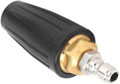 NTH products- Hogedrukreiniger Mondstuk 3000 PSI - Turbomondstuk - Roterende Sproeier - 1/4 inch Quick Connect - Roestvrij Staal - Diepe Reiniging - Turbosproeier