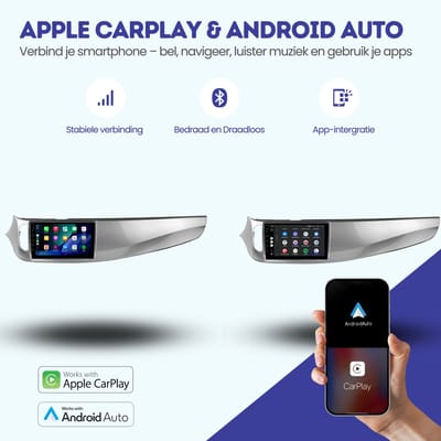 CarPlay autoradio geschikt voor Alfa Romeo Giulietta | 2014 t/m 2020 | Zilver | Android 13 | Draadloos Apple CarPlay & Android Auto | 2GB + 32GB | QuadCore processor | Denago DNG-A499 | 2014 2015 2016 2017 2018 2019 2020 | Bluetooth & Wifi