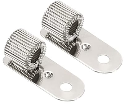 Metalen Penhouder Clips voor Notebook en Kantoor - 2 Stuks