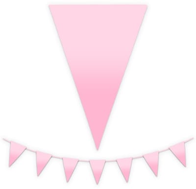 BTH - Slingers - Roze - Slingers Verjaardag - Vlaggenlijn - Verjaardag Versiering - Verjaardag - Vlaggetjes - Decoratie