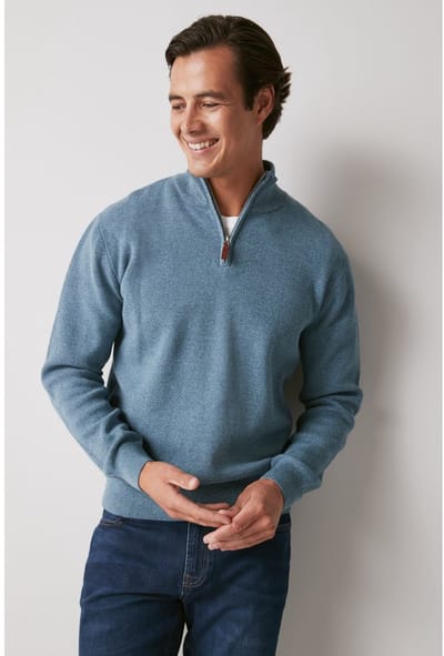 Next - Heren - Klassieke slim-fit stretchjeans - Blauw