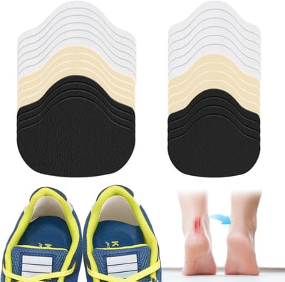 Zelfklevende Hielpatch Reparatie Set voor Sneakers en Leren Schoenen, 14 Paar