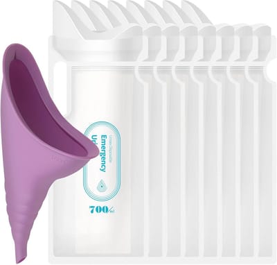 Urineerapparaat voor vrouwen - Wegwerpzakken en Urinetrechter voor Camping en Noodreizen