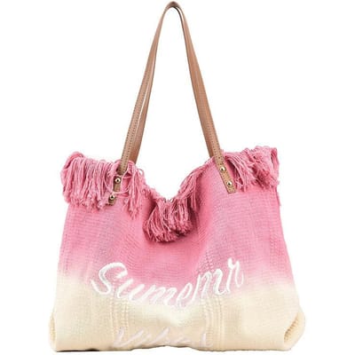 Niche Tas Dames Tote Tas Mode Wol Franje Schoudertas Handtas pink