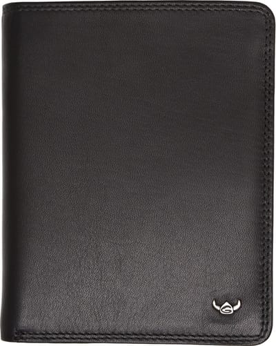 Golden Head Leren portemonnee Polo RFID Protect Kombischeintasche 1289 Schwarz zwart