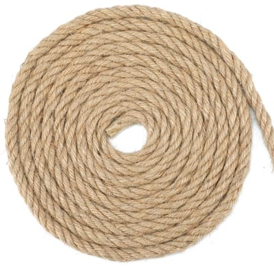 Dailygoody - Jute Touw - Jute Veters - Biologisch Afbreekbaar - 10 Meter - Tuin en DIY - Sterk en Duurzaam - Geschikt voor Tuinieren