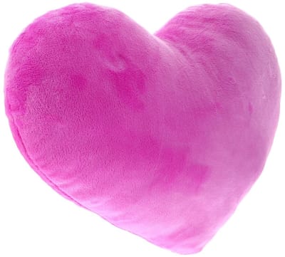 Dailygoods- Hartvormig Kussen 30 Cm - Pluche/Katoen - Decoratief Kussen - Cadeau Voor Valentijnsdag - Woonkamer/Slaapkamer - Creatief Ontwerp - Sierkussen