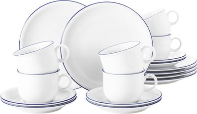 Seltmann Weiden Compact Blaurand Koffieservies 18-delig.