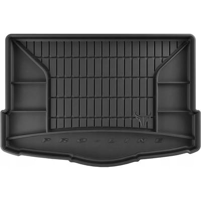 Frogum Proline - Kofferbakmat - Nissan Qashqai II 2013-2021 - Lage Laadvloer - Thuiskomer Reservewiel