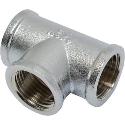 Sanivesk Draad T-stuk Chroom 3/8"f X 3/8"f X 3/8"f