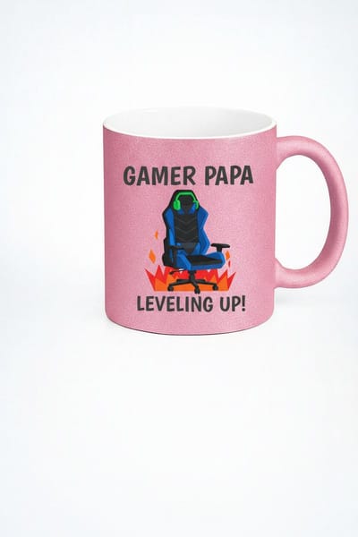 Gamer Papa Leveling Up! Mok - Cadeau voor Gaming Vaders