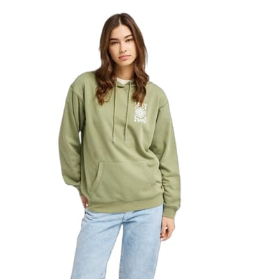 Roxy Surf Stoked Terry Vint Hoodie groen