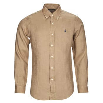 Overhemd Lange Mouw Polo Ralph Lauren CHEMISE COUPE DROITE EN LIN
