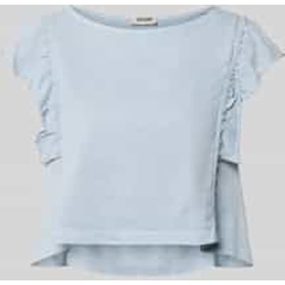 T-shirt met vlindermouwen model 'MIRIEL'