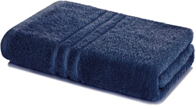 Lavea® Badhanddoek 80x200 cm, 100% Katoen – Grote badhanddoek, badlaken, strandlaken, saunahanddoek – Marineblauw