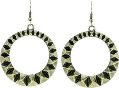 Behave - Oorhangers met studmotief - retro statement voor festivalstijl