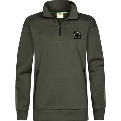 Petrol Industries - Jongens Half-zip sweater Millhaven - Grijs - Maat 164