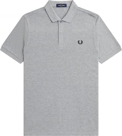 Fred Perry M3600 polo twin tipped shirt - pique - Steel Marl - Maat: XXL