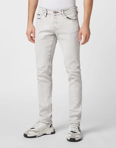 Jeans Recht Model Skull&Bones