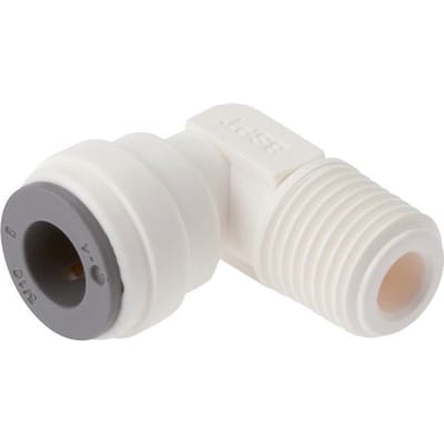 5mm x 1/8'' NPT 90 graden L-verbinding POM Insteekfitting buitendraad EPDM [5 Stuks]