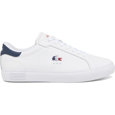 Lacoste 49SMA0080 Powercourt 125 1 SMA - Heren sneaker - 407-Wht-Nvy-Red