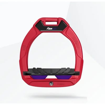 Veiligheidsbeugels voor ruiters Incliné Grip Rood/Zwart/Violet kind Flex-On Safe-On
