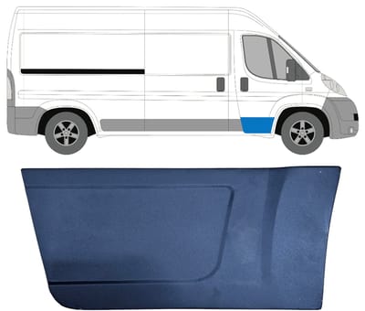 Reparatiepaneel voor deur voor Peugeot Boxer 2006-2025 / Rechts