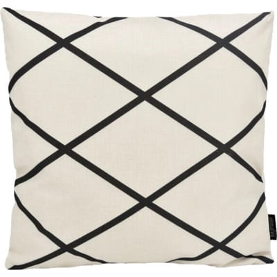 Gek op kussens! Sierkussen criss cross square | 45 x 45 cm | katoen/linnen