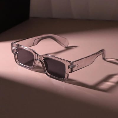 Kwaliteit Casual Vierkant Elegant Klassiek Zonnebril Mannen Vrouwen Stijlvol Klassiek Zonnebril Mannelijk Effen Kleuren Premium Other gray