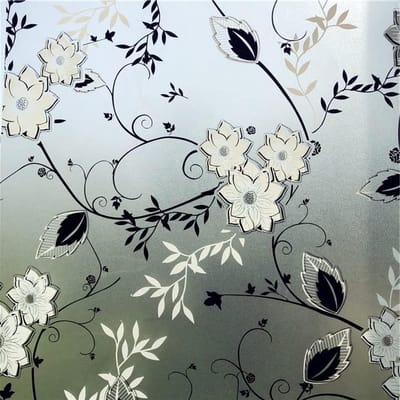 Famanu – Ondoorzichtige raamfolie, 30 x 200 cm, statische en afneembare bevestiging, UV-blokkering en warmte-isolatie