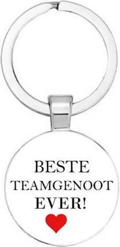 Beste teamgenoot ever - Teamgenoot sleutelhanger - Medespeler sleutelhanger - Sportteam sleutelhanger - Sportclub sleutelhanger - Sporten accessoires