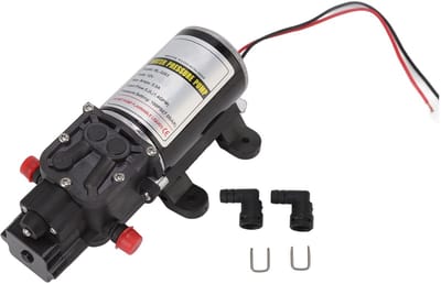 Allecto - Waterdruk Membraanpomp - Zelfaanzuigende Hogedruk Waterpomp - Ideaal voor Thuis en Marine - Upgrade je Waterpompcapaciteiten - Multifunct...