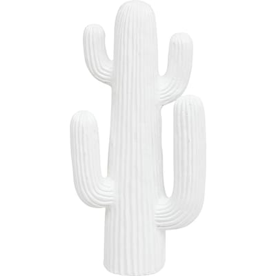 Eazy Living Cactus Beeld H38 cm Wit