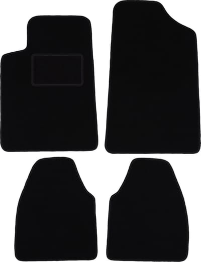 Zwarte veloursmatten voor: Citroen C6 sedan (2005-2012)
