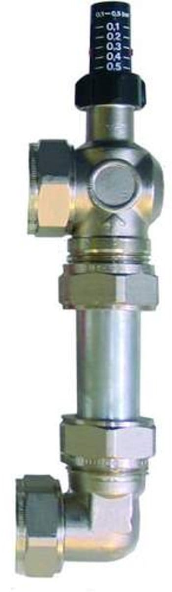 Pentec Verdelerset DUV + drukverschilregelaar 22mm overstortregelaar 1300-1-21-01