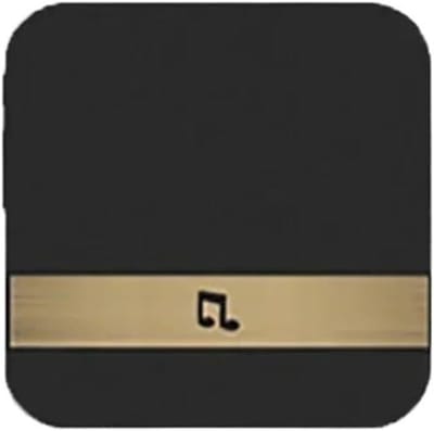 Draadloze WiFi Deurbel - Slimme Deurbel Intercom - Bezoekers Ontvangen - Waterdicht Ontwerp - 80x80mm - Zwart