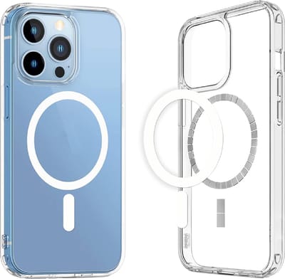 MMOBIEL Magnetisch Telefoon Hoes Geschikt voor iPhone 15 Pro – Transparant Telefoonhoesje Geschikt voor Magsafe - Phone Case Ultra Dun – Siliconen TPU Beschermhoes - Schokabsorptie Back Cover Case