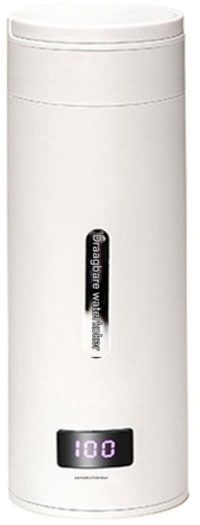 GELLDG Reiswaterkoker - Mini-waterkoker - 220V - 300W - Binnenvoering van roestvrij staal - Klein - Draagbare elektrische waterkoker - Met automatische uitschakelfunctie