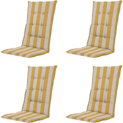 Madison kussen hoge rug amora - 123x50x5cm set van 4