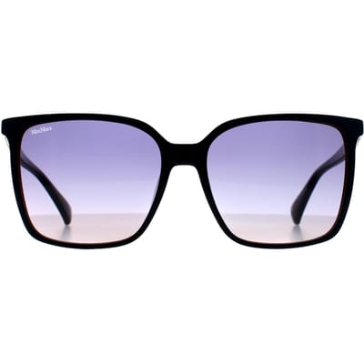 Max Mara Square Womens Shiny Bi-layer Navy Blue Gradient MM0046 Emme11