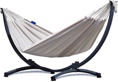 Hangmat met Standaard 1 Persoons – Extra Stabiel Frame tot 200 kg | Compact, Stevig & Duurzaam