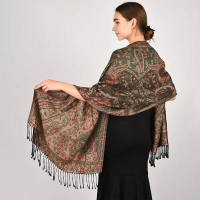 Luxe Herfst Kasjmier Pashmina Sjaal Dames Wikkel Warme Winter Sjaals Design Print Vrouwelijke Foulard Katoenen Sjaals Sjaal gray