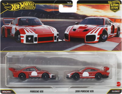 Hot Wheels Premium Autocultuur, Set van 2, Speelgoedauto's voor de Volwassen Verzamelaar